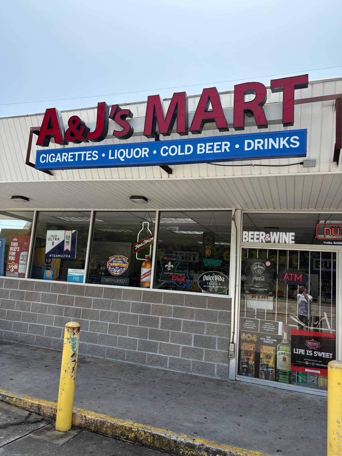 outside-image-for-website - A&J's MART Convenient Store Algiers, LA